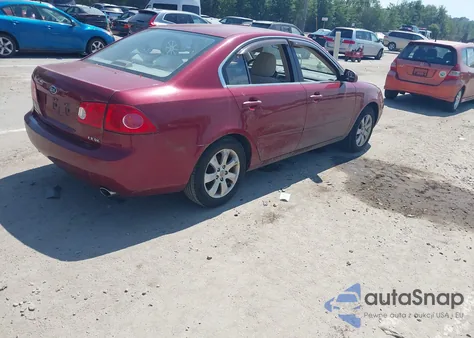 2007 Kia Optima Lx V6 from USA, damaged, VIN KNAGE124475099812